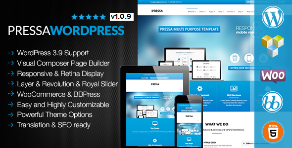 PRESSA - Multi Purpose Wordpress Theme