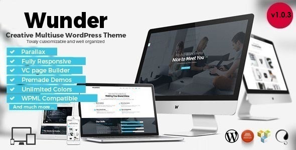 Wunder - Creative Multiuse WordPress Theme