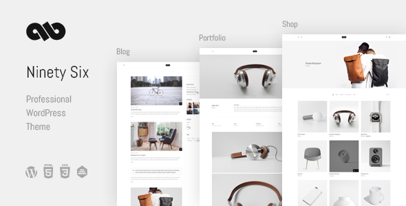 NinetySix - Clean, Creative, Professional Theme