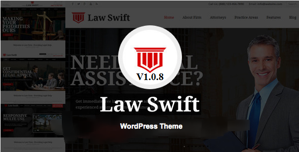 LawSwift - Lawyer and Attorney Business WP Theme