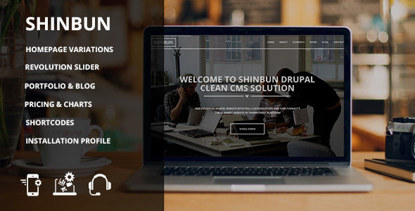 SHINBUN - A multipurpose Drupal 7 template