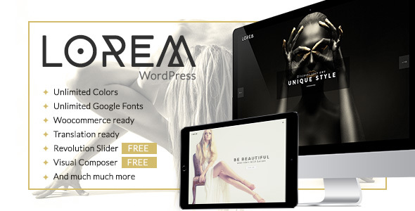 Lorem - Premium Creative Art and Business Multipurpose WP Theme