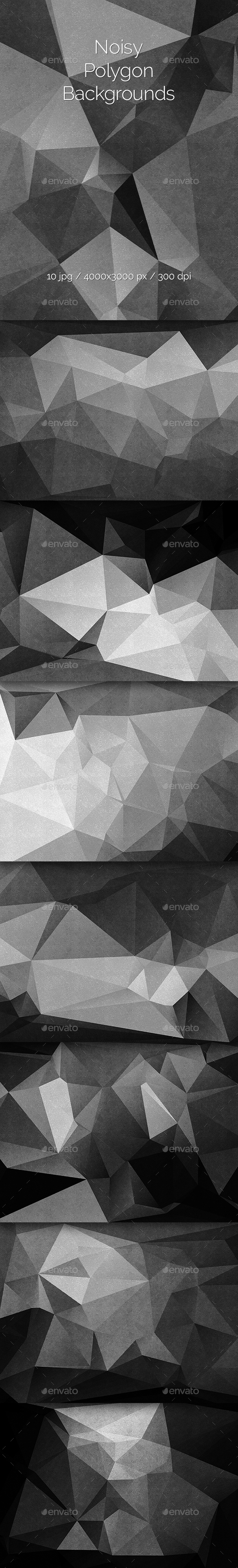 Noisy Polygon Backgrounds