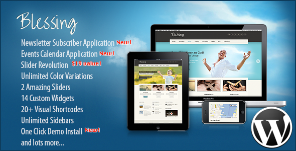 Blessing | Church WordPress Theme