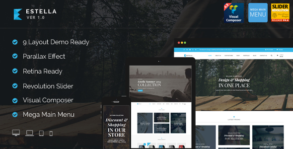 Estella - eCommerce Layouts Theme