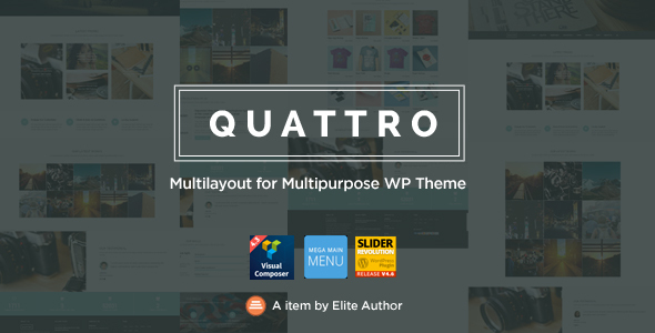 Quattro - Multilayout for Multipurpose WP Theme