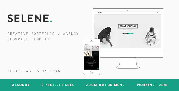 SELENE - Creative Portfolio / Agency WP Theme