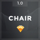 Chair - Premium Interior Sketch Template