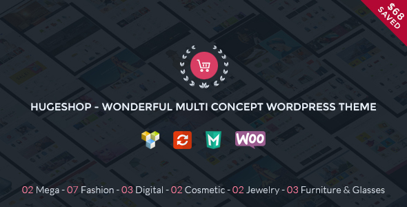 HugeShop - Wonderful Multi Concept WordPress Theme