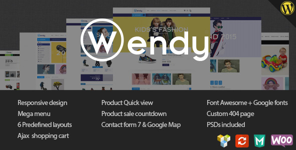 Wendy - Multi Store WooCommerce Theme