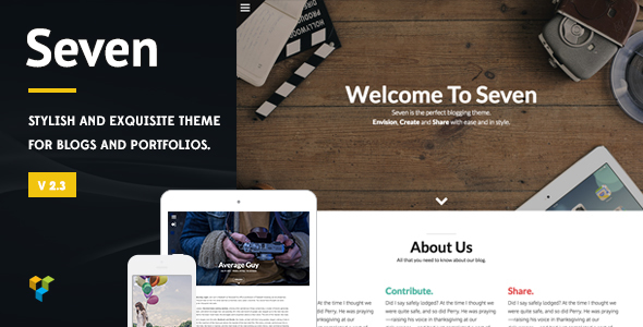 Seven - Stylish WordPress Theme