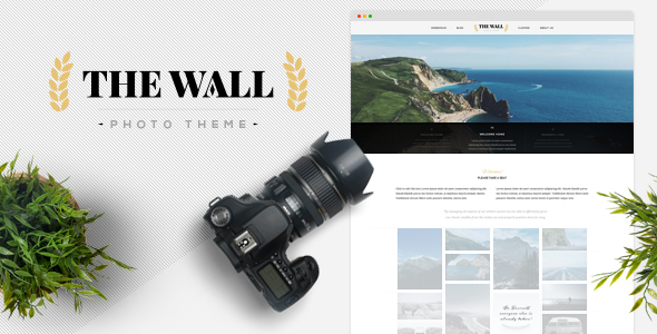 The Wall - Photography WordPress Theme