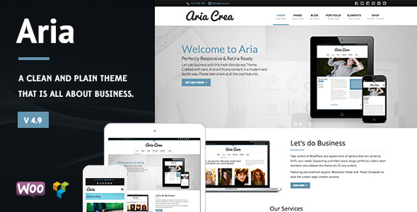 Aria - Pure Business WordPress Theme