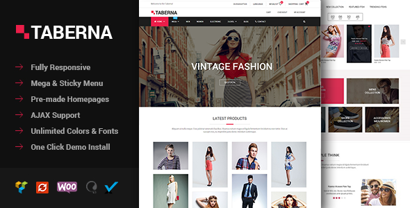 Taberna - Fashion & Electronic WooCommerce Theme