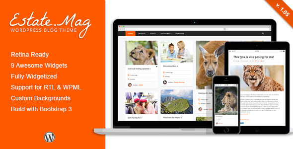 EstateMag - Responsive Wordpress Blog Theme