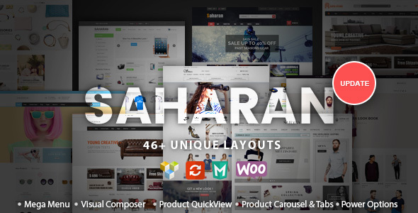 SAHARAN - Responsive WordPress Theme