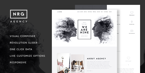 NRG Agency - Creative One-Page Agency Theme