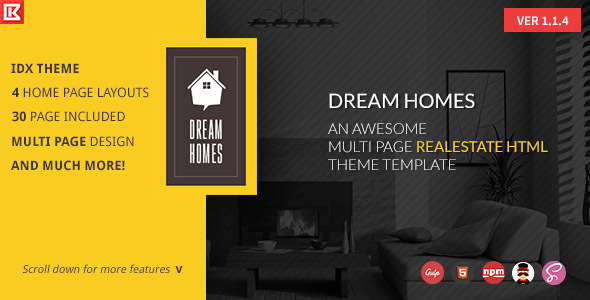 Dream Home | Multipage Realestate HTML Template