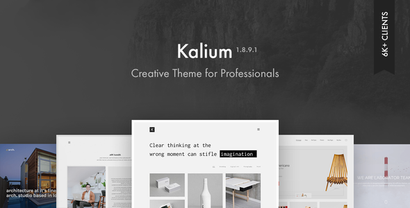 Kalium - Creative Theme for Professionals