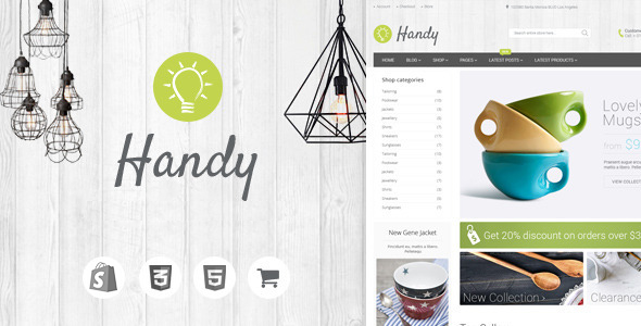 Handy - Handmade Shop Shopify Theme