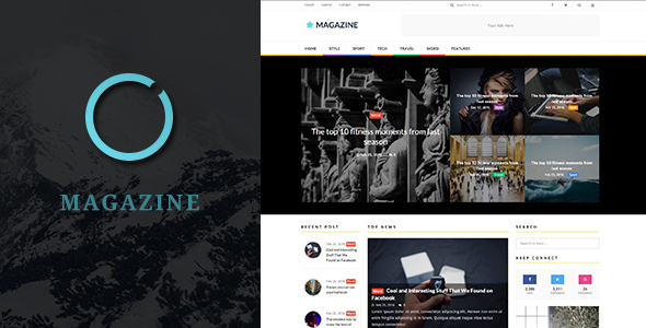 Magazine - News, Magazine WordPress Theme