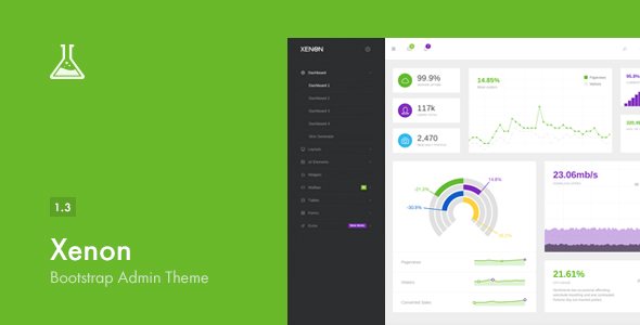 Xenon - Bootstrap Admin Theme with AngularJS