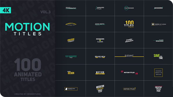 Motion osastot Vol.3 - Corporate osastot After Effects Project Files