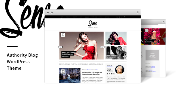 Sense - Authority Blog WordPress Theme