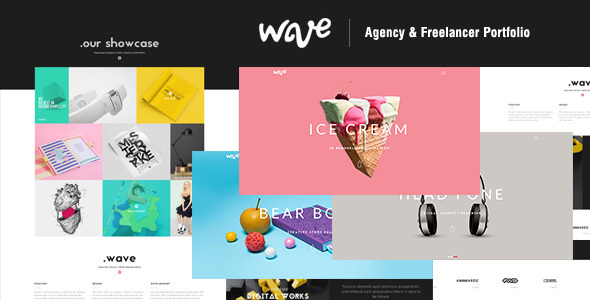 Wave | Agency & Freelancer Portfolio WP Theme