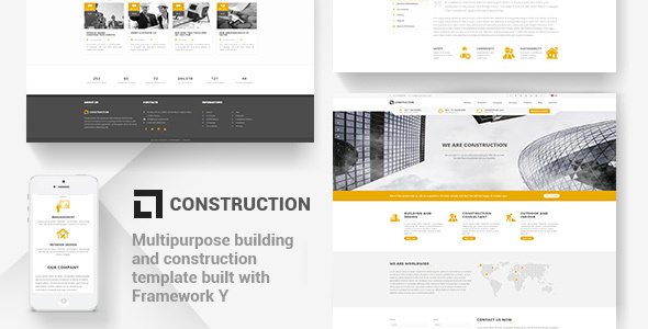 Construction - Building Template with Modular Framework