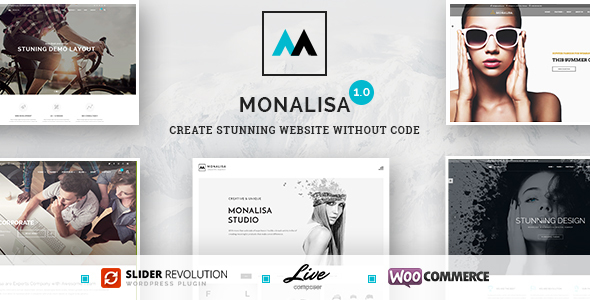 Monalisa - Creative Multipurpose WordPress Theme
