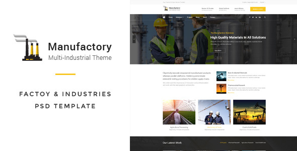 Manufactory: Multi-Industrial PSD Template