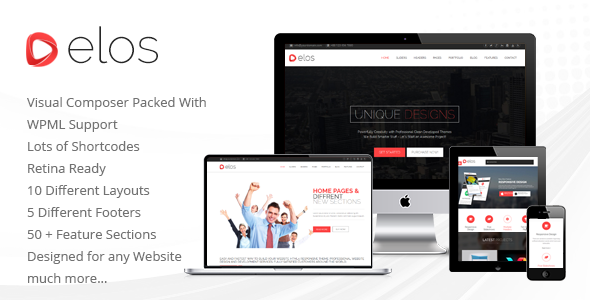 Elos Responsive Multipurpose WordPress Theme