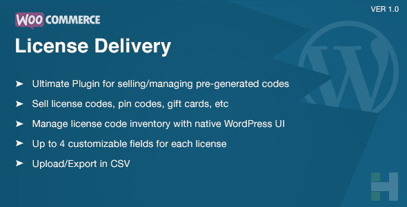WooCommerce License Delivery & Managment