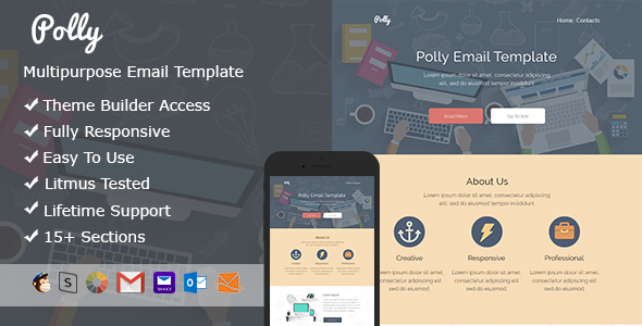 Polly - Responsive Email + StampReady Builder