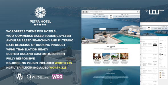 Petra - Hotel, Resort, Bed & Breakfast WP theme