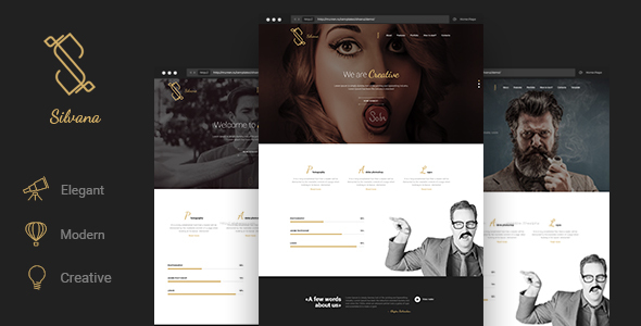 Silvana - Agency Landing Page