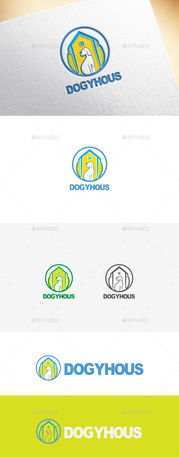 Dogyhous Logo Template