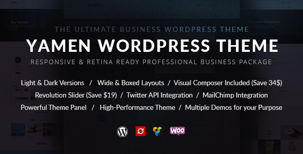 Yamen - Business and Finance WordPress Theme