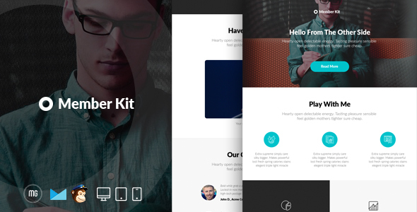 MemberKit  - Responsive Email + Builder Access