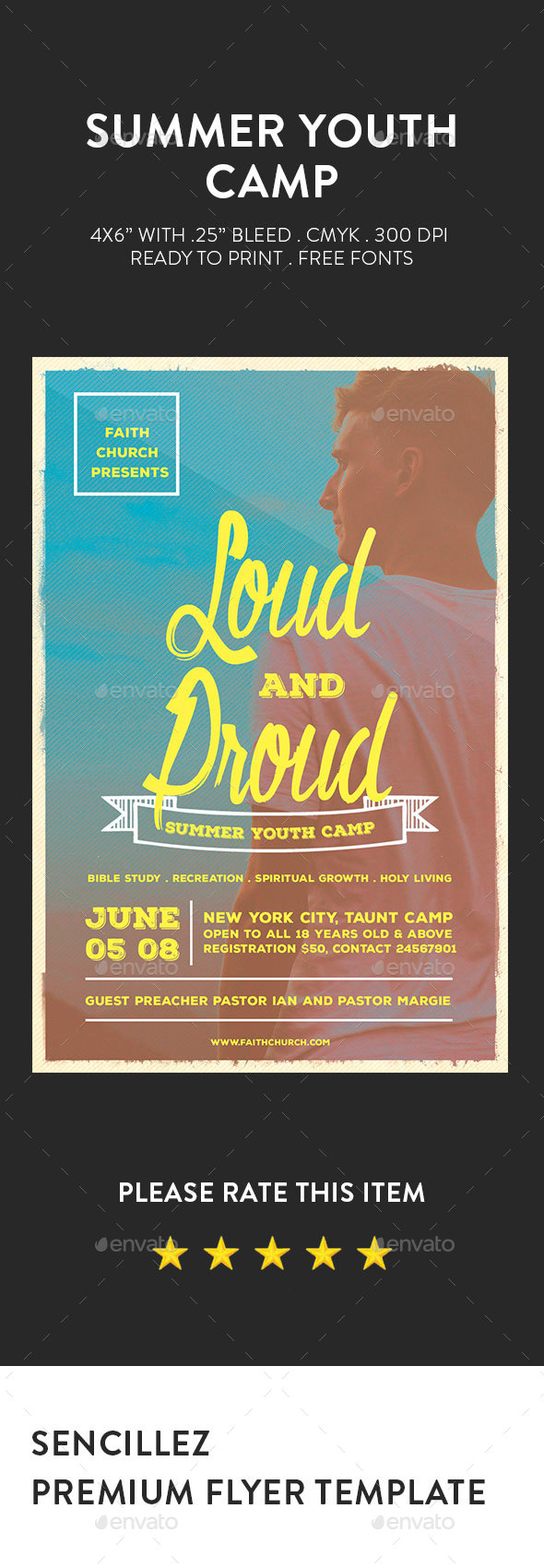 Summer Youth Camp Flyer