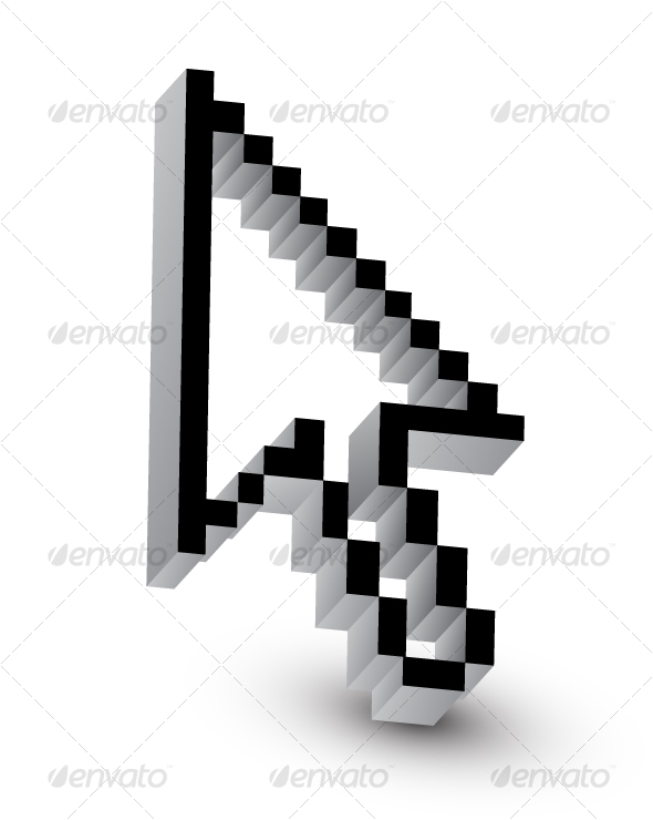 3D mouse pointer - Web Icons