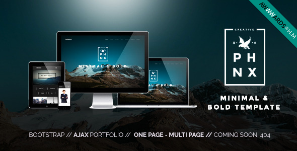 Phoenix - WordPress Minimal Multipurpose Portfolio with Visual Composer