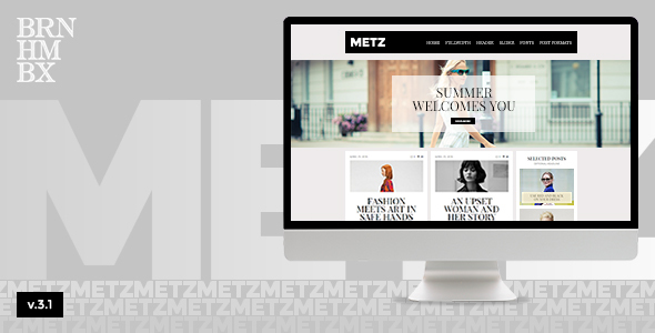 Metz - A Fashioned Editorial Magazine Theme