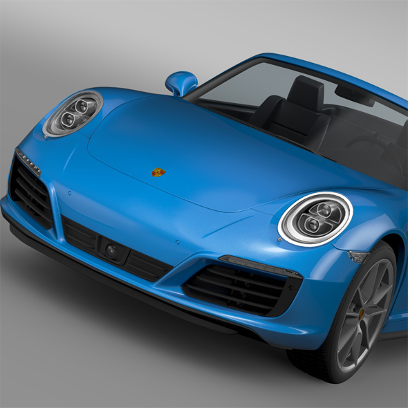 3DOcean Porsche 911 Carrera 4 Cabriolet 991 2016 16046539 3DOcean Porsche 911 Carrera 4 Cabriolet 991 2016 16046539