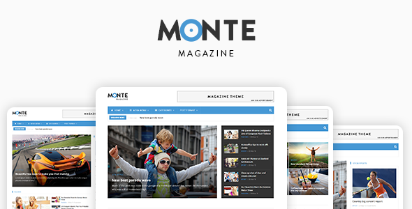 Monte - Responsive Magazine News Drupal 8 Theme