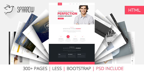 Sparrow | The Multi-Purpose HTML5 Template