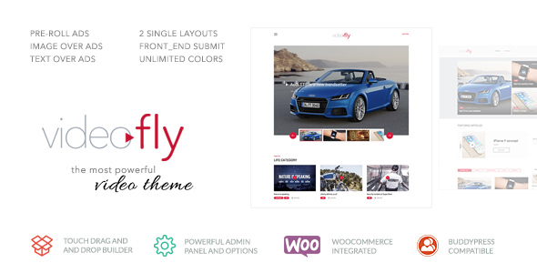 Videofly - Video Sharing & Portal Theme