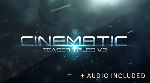Cinematic Trailer Titles V3 After Effects Template Videohive 15096646 Ae Templates Videohive Cinematic Title After Effects Template