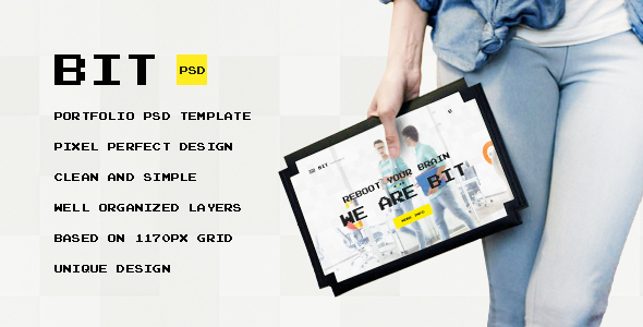 Bit -- Original Digital Portfolio PSD Themplate